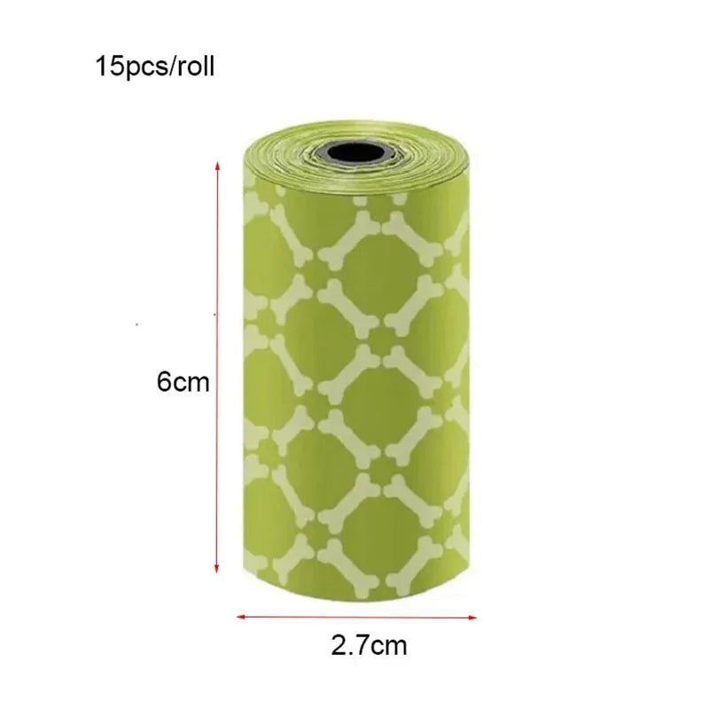 5 Rolls (100pcs) Dog Poop Bags – Leak-Proof Pet Waste Bags for Outdoor Us