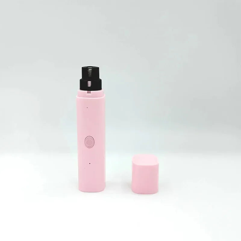 Electric Pet Nail Grinder – USB Rechargeable Dog & Cat Nail Clippers with LED Light