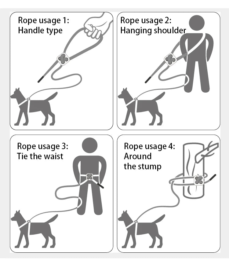 Reflective Dog Harness & Leash Set – Adjustable Pet Vest for Small & Medium Dogs