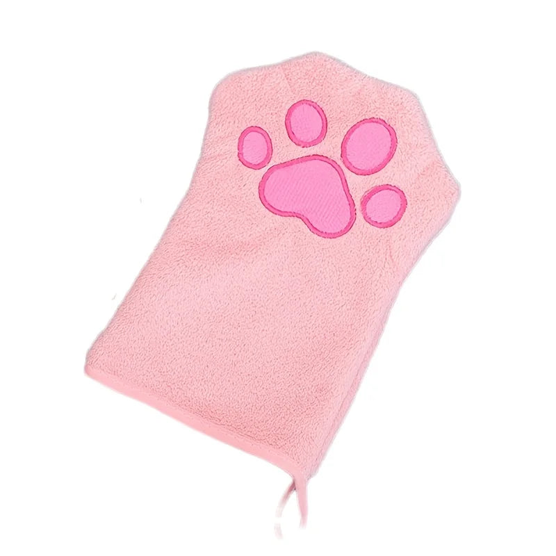 Quick-Dry Dog Bath Gloves – Absorbent Grooming Towels for Dogs & Cats