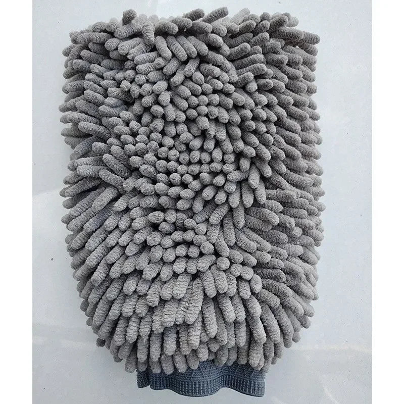 Double-Sided Pet Grooming Glove – Quick-Dry Microfiber Paw Towel Mitt for Dogs