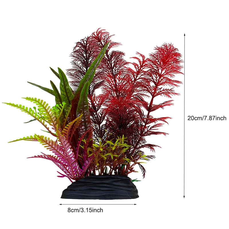 Artificial Aquarium Plants – Plastic Aquatic Tank Decorations