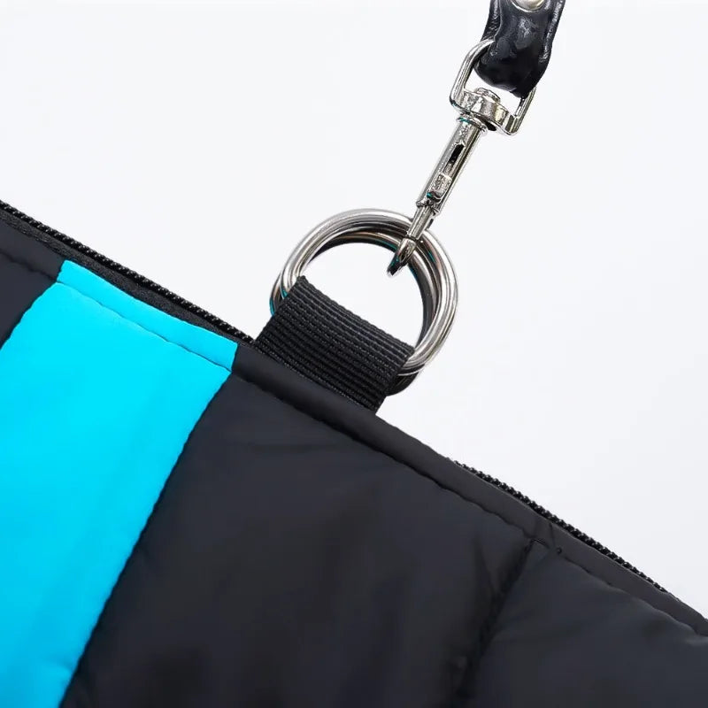 Waterproof Winter Dog Jacket – Warm Padded Vest with Zipper for Small to Large Dogs