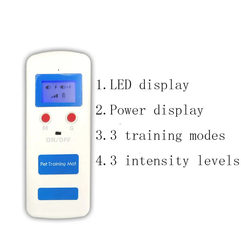 Electrostatic Pet Training Mat – Repellent Barrier for Cats & Dogs
