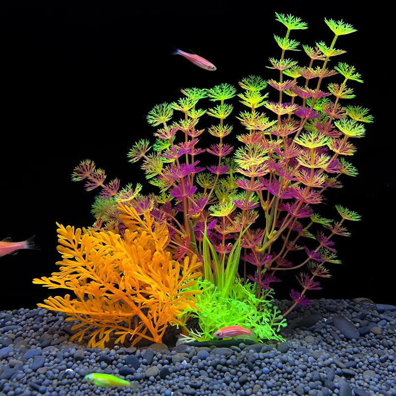 Artificial Aquarium Plants – Plastic Aquatic Tank Decorations