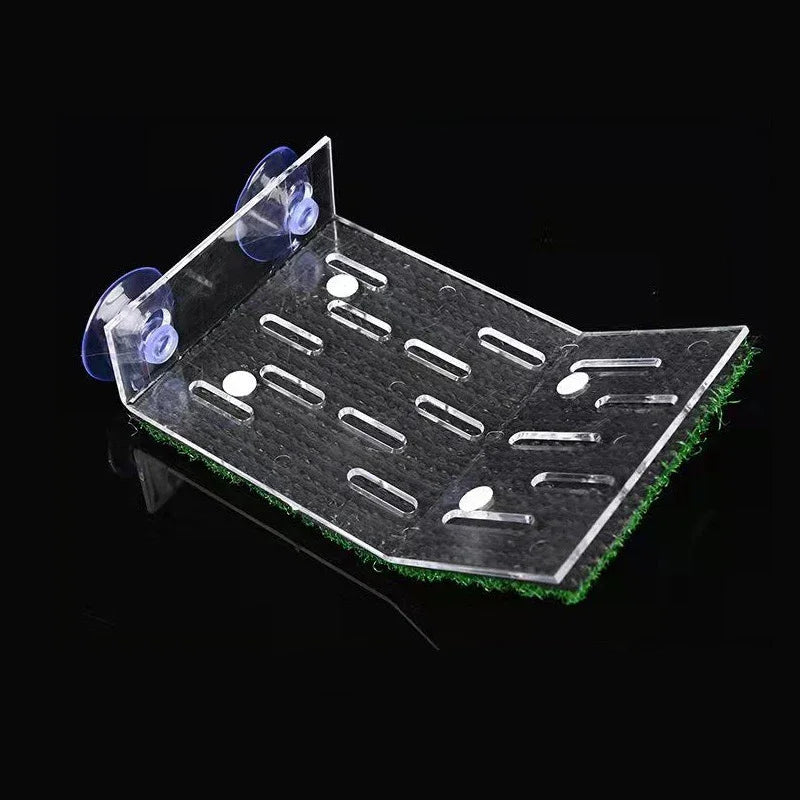 S/M/L Turtle Platform Float with Grass Ramp – Reptile Resting Terrace, Moss Island & Aquarium Habitat Decor