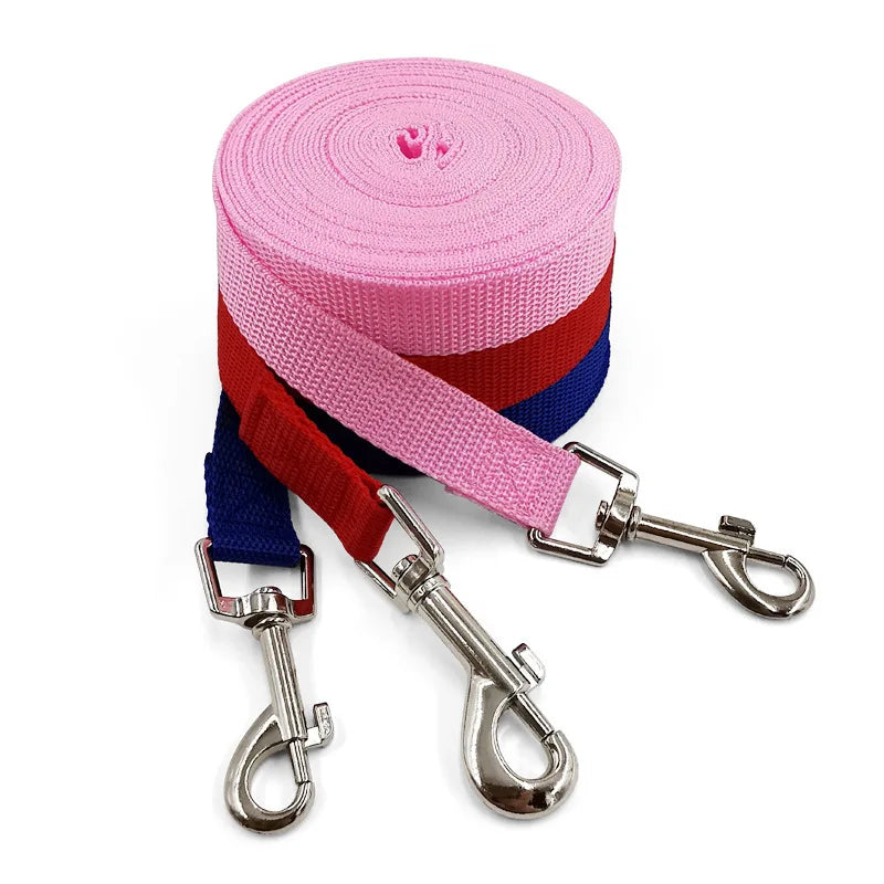 Long Dog Training Leash – Outdoor Running Lead for Small & Large Dogs