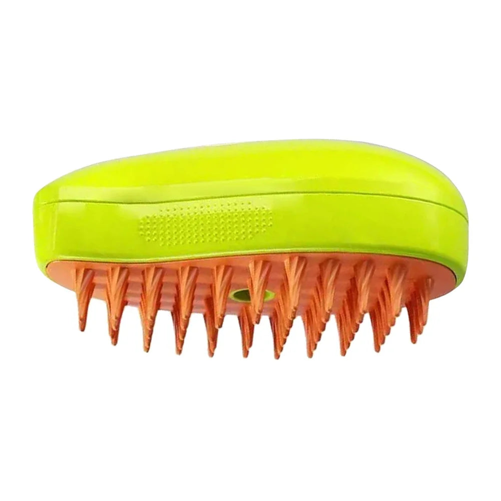 3-in-1 Pet Spray Massage Brush – Foldable Steam Comb for Bathing & Hair Removal