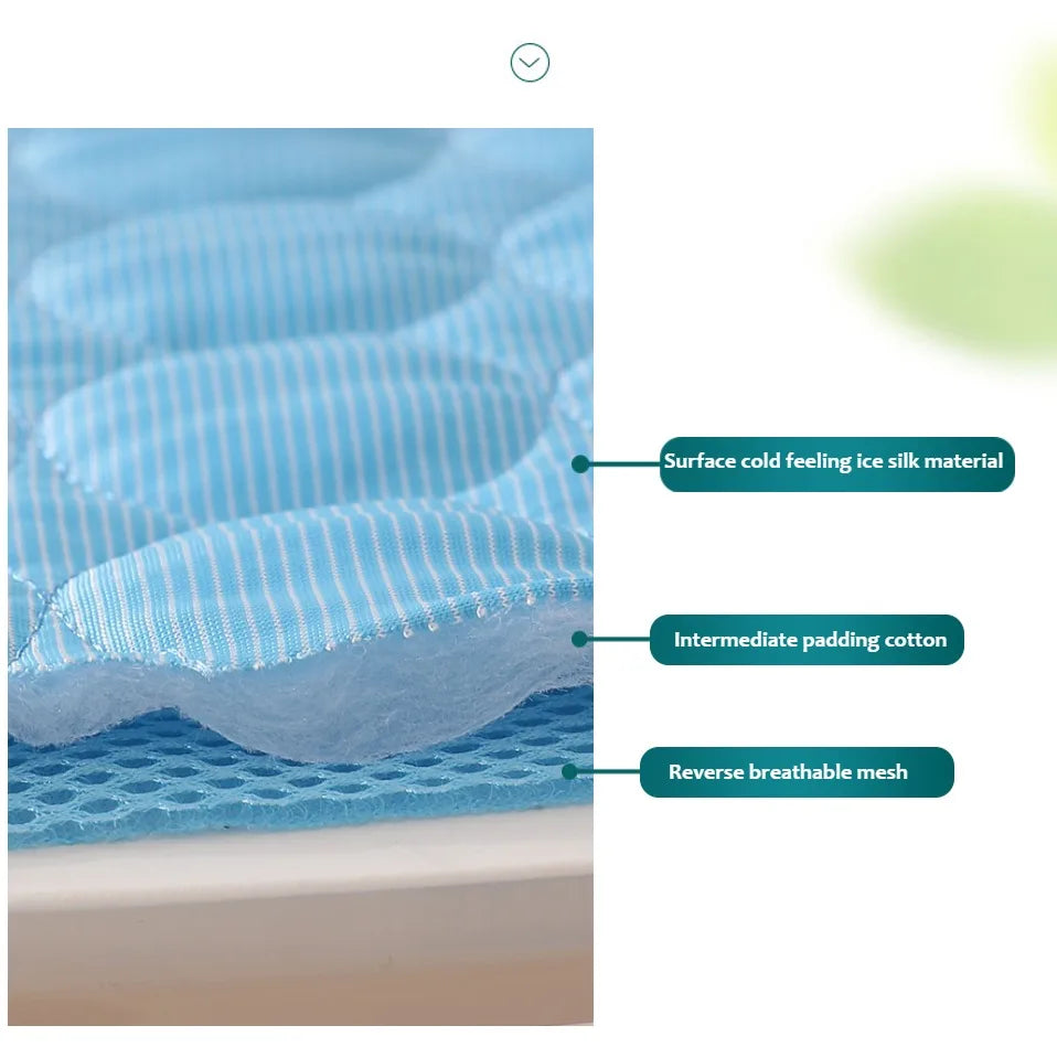Extra Large Dog Cooling Mat – Summer Ice Pad Bed for Dogs & Cats