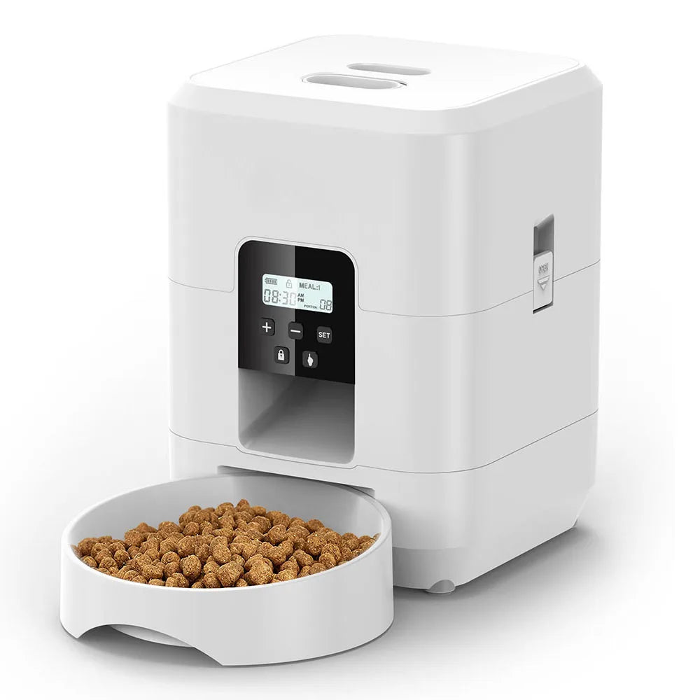 Smart Automatic Pet Feeder – Timed Cat & Dog Food Dispenser