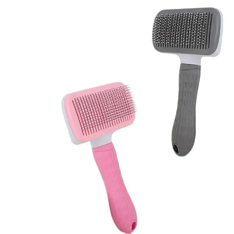 Pet Grooming Brush – Stainless Steel Comb for Dogs & Cats