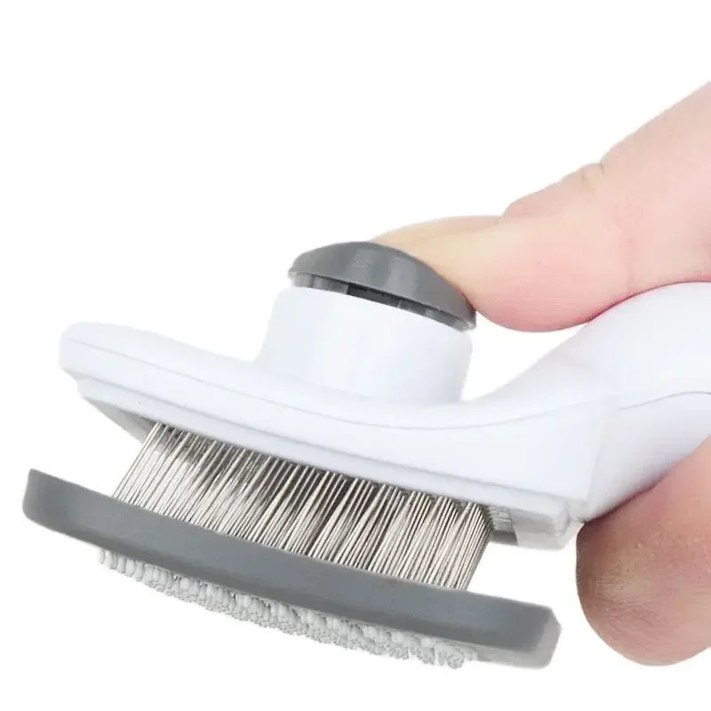Pet Grooming Brush – Stainless Steel Comb for Dogs & Cats