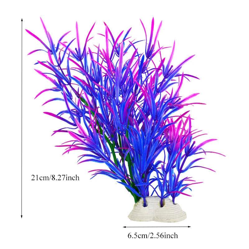 Artificial Aquarium Plants – Plastic Aquatic Tank Decorations