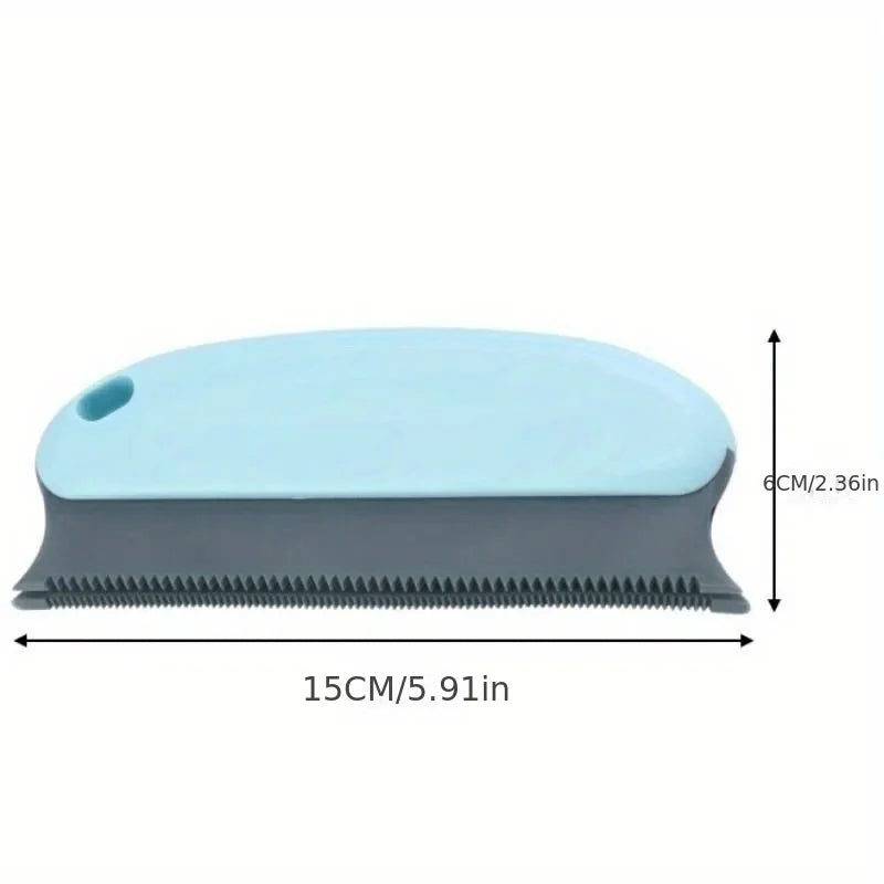 Pet Hair Remover Brush with Handle for Furniture, Clothes & Cars