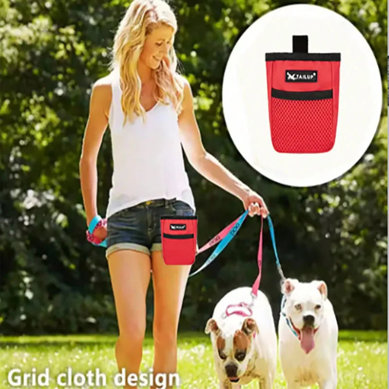 Dog Training Treat Pouch – Snack Reward Waist Bag for Pets