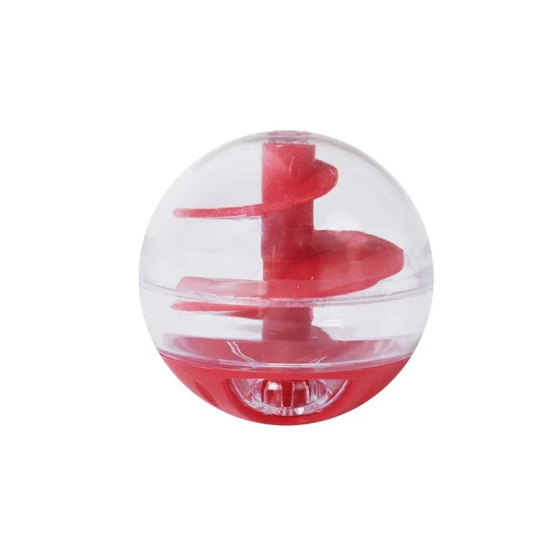 Cat Food Leak Spiral Ball – Bite-Resistant Interactive Toy for Play & Training