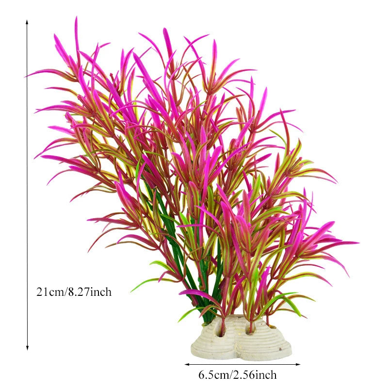 Artificial Aquarium Plants – Plastic Aquatic Tank Decorations