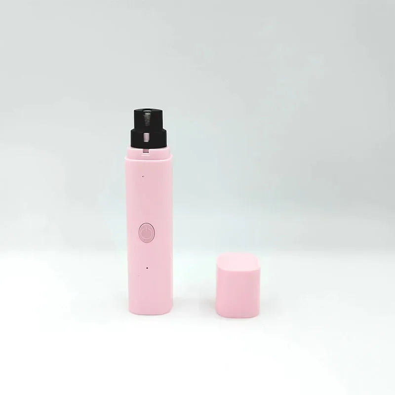 Electric Pet Nail Grinder – USB Rechargeable Dog & Cat Nail Clippers with LED Light