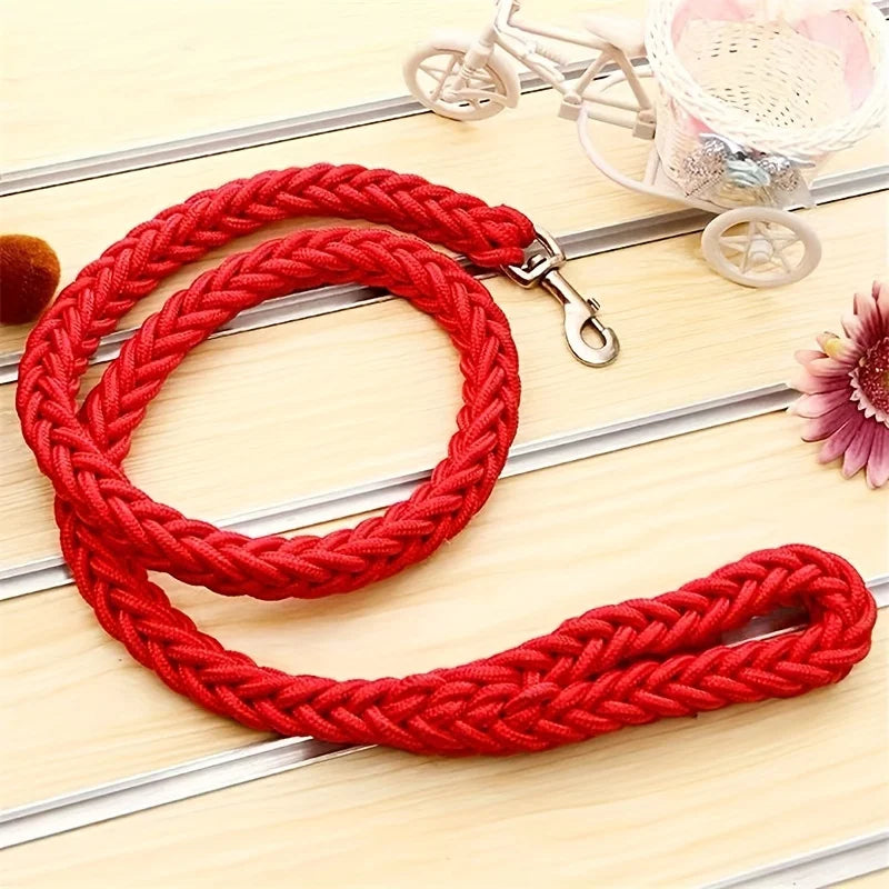 Comfort-Strong 5FT Braided Dog Leash for Training & Walks