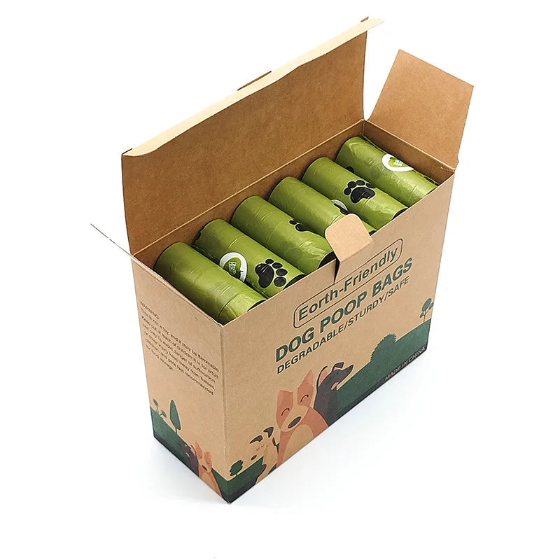 Biodegradable Dog Poop Bags – Scented Waste Bags with Dispenser