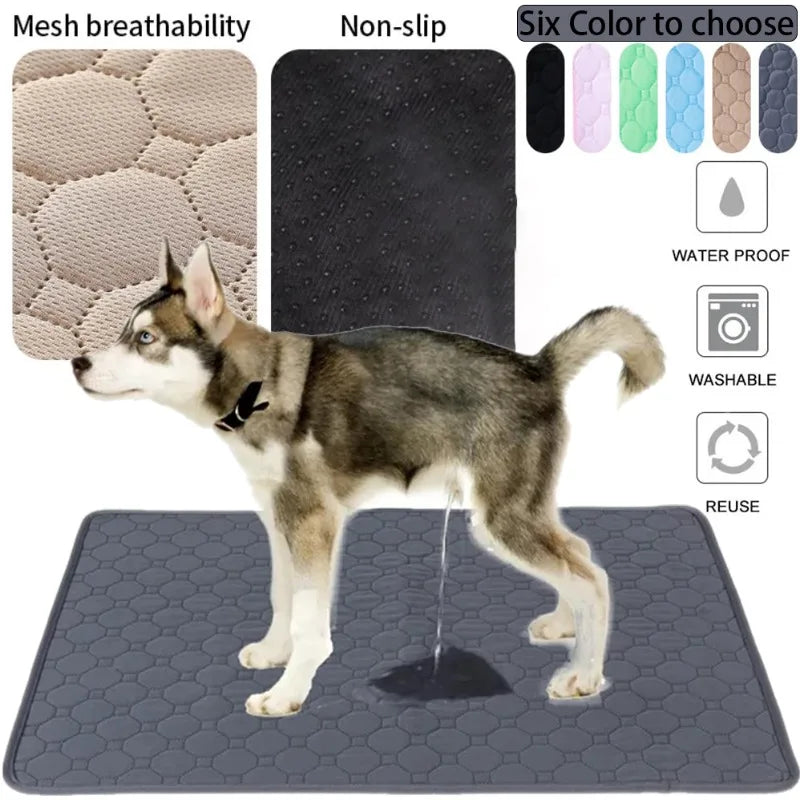 Washable Reusable Dog Pee Pad – Absorbent Puppy Training & Bed Mat