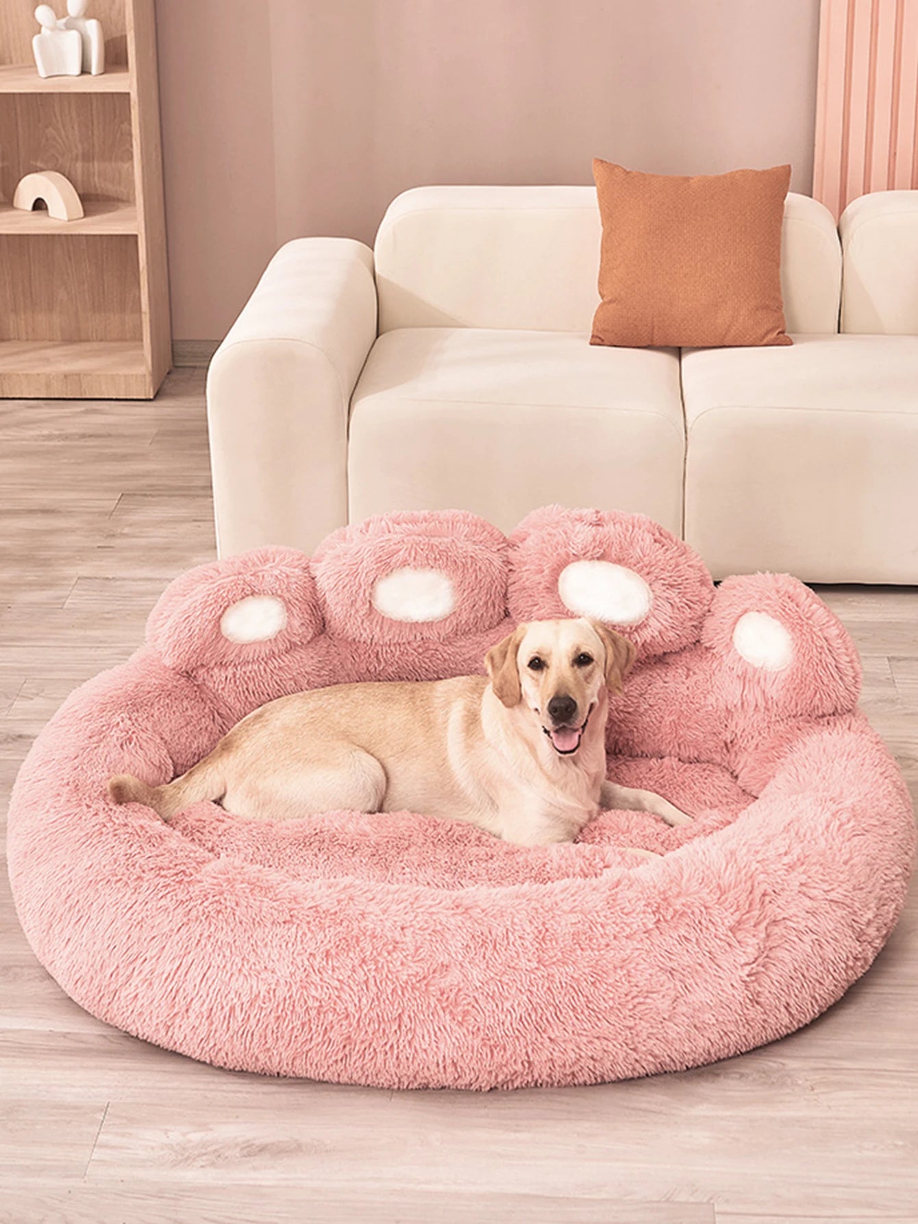 Fluffy Dog & Cat Bed – Soft Pet Sofa Mat for Small to Large Pets