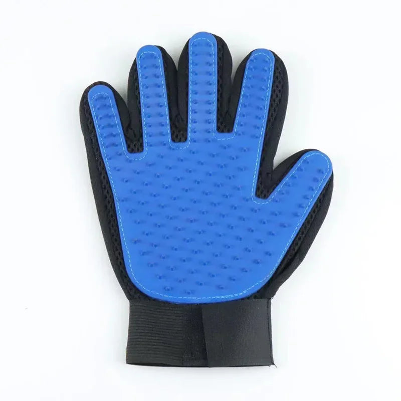 Gentle Pet Grooming Glove – Hair Remover Mitt for Cats & Dogs