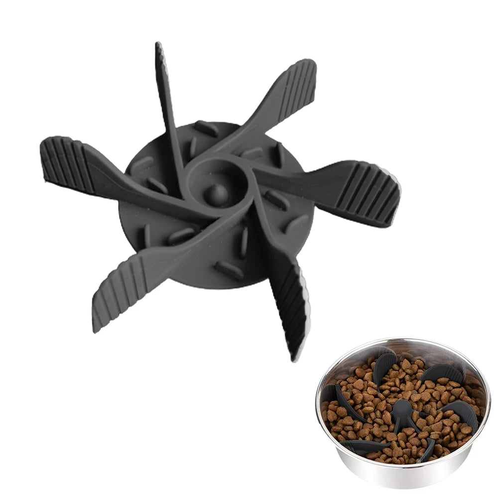 Slow Feeder Dog Bowl Insert with Suction Cups – Cuttable Design
