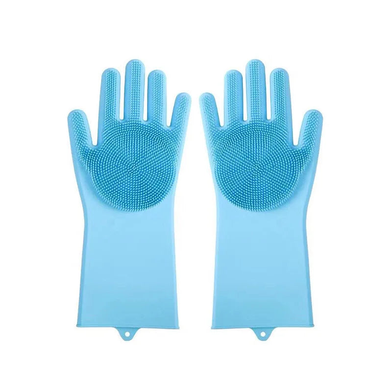 Silicone Pet Grooming Glove – Bath & Hair Removal Glove for Dogs & Cats
