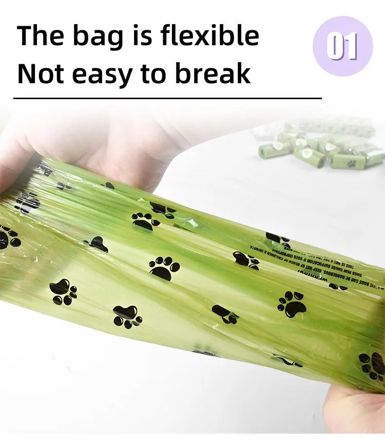 Biodegradable Dog Poop Bags – Scented Waste Bags with Dispenser