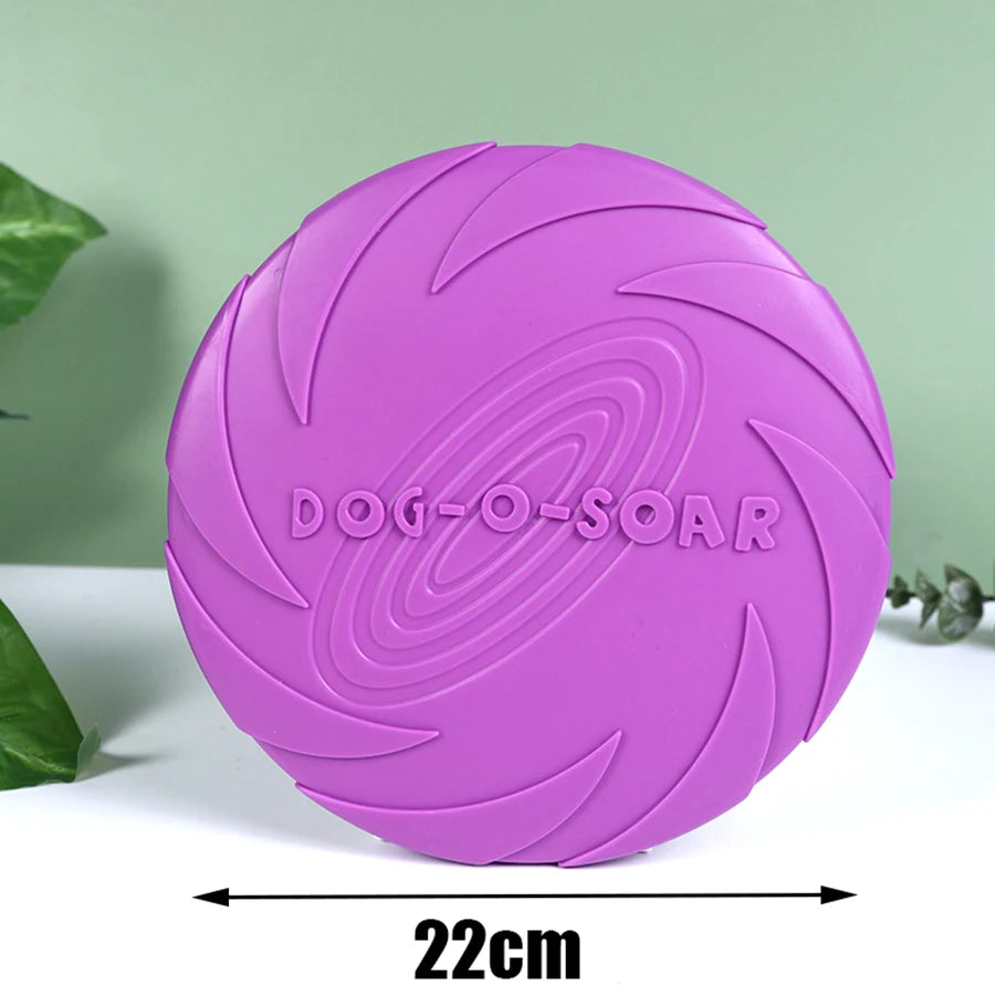 Dog Flying Disc Toy – Soft TPR, Bite-Resistant & Easy to Throw