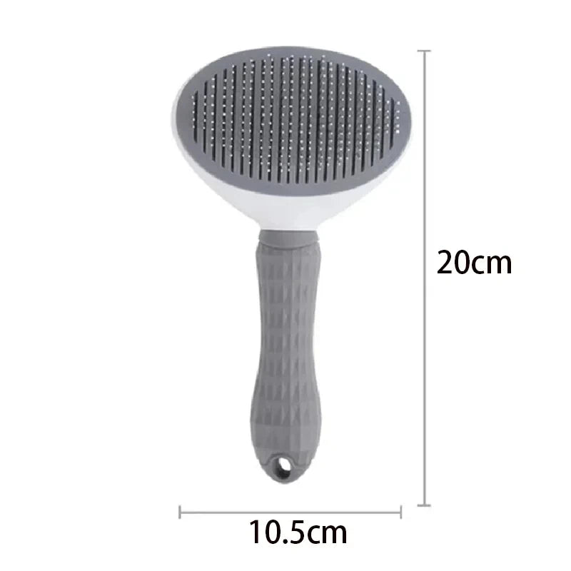 Stainless Steel Pet Grooming Comb – Cat & Dog Brush for Long Hair Care