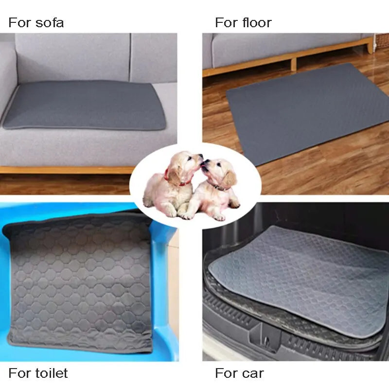 Washable Dog Training Pad – Reusable Non-Slip Pee Mat for Pets