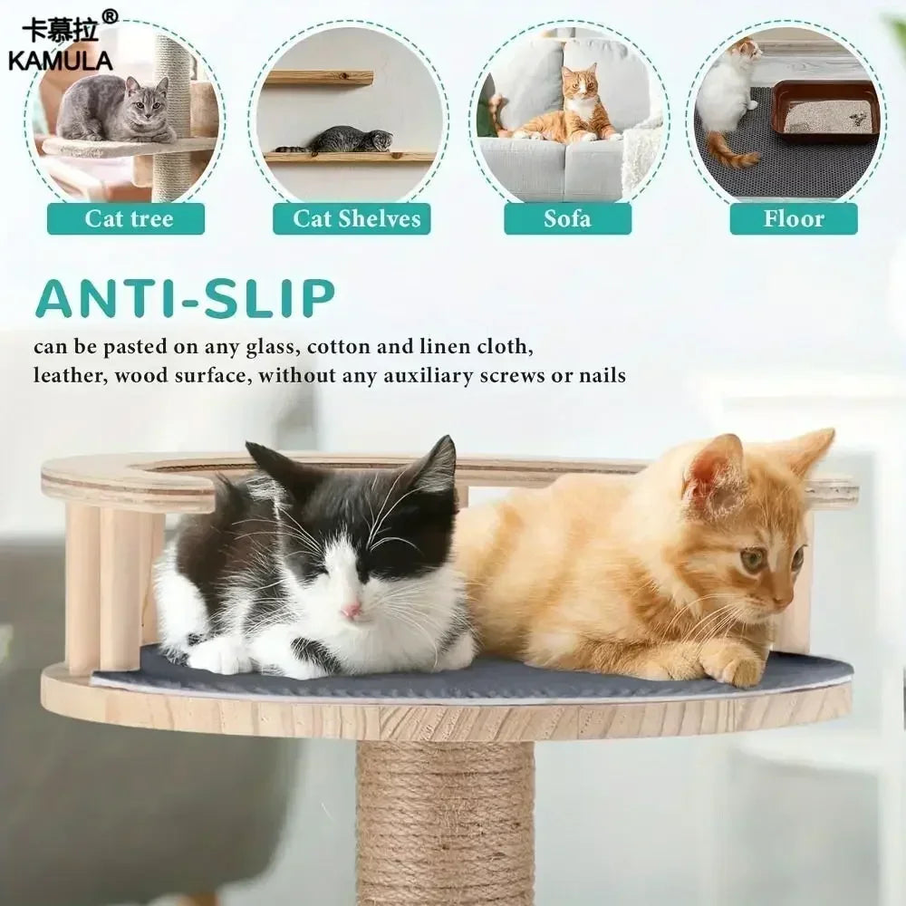 Self-Adhesive Cat Scratcher Pad – Sofa & Wall Protector Scratch Mat