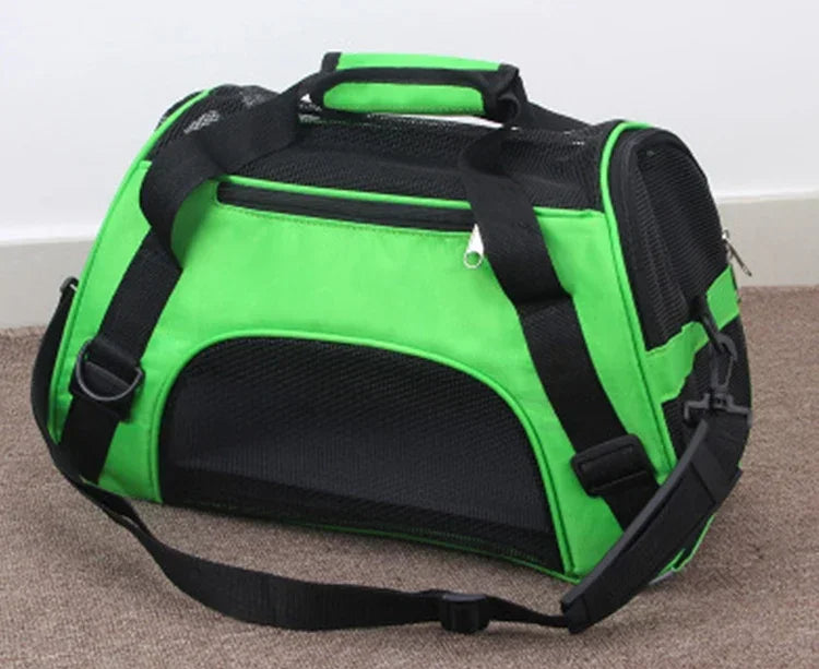 Portable Pet Carrier Bag – Breathable Travel Handbag for Small Dogs & Cats