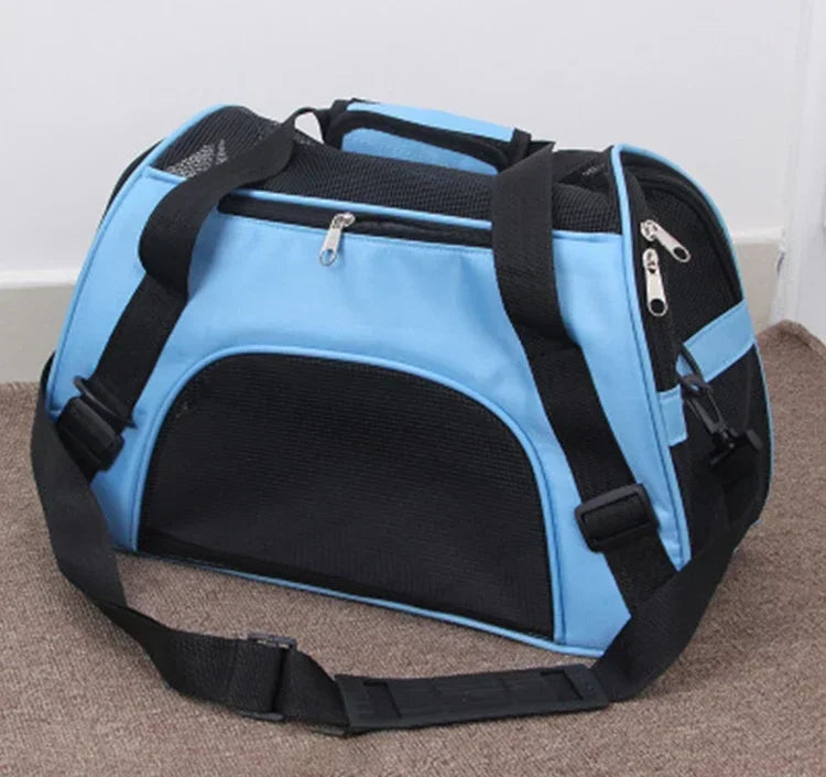 Portable Pet Carrier Bag – Breathable Travel Handbag for Small Dogs & Cats