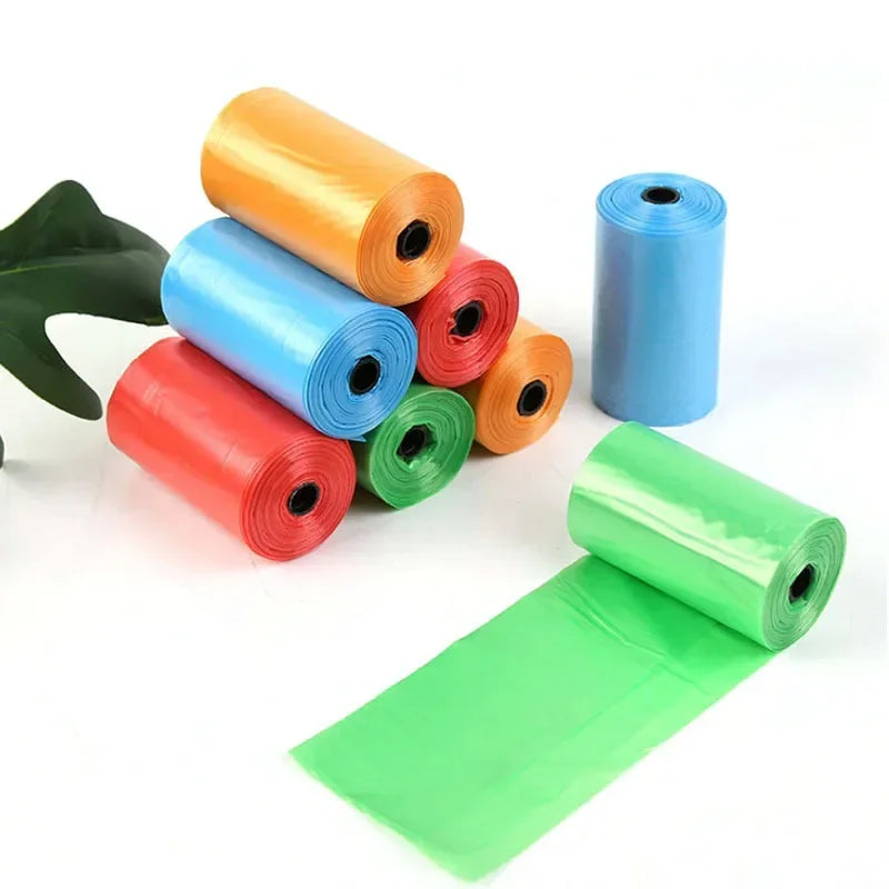 5 Rolls (100pcs) Dog Poop Bags – Leak-Proof Pet Waste Bags for Outdoor Us