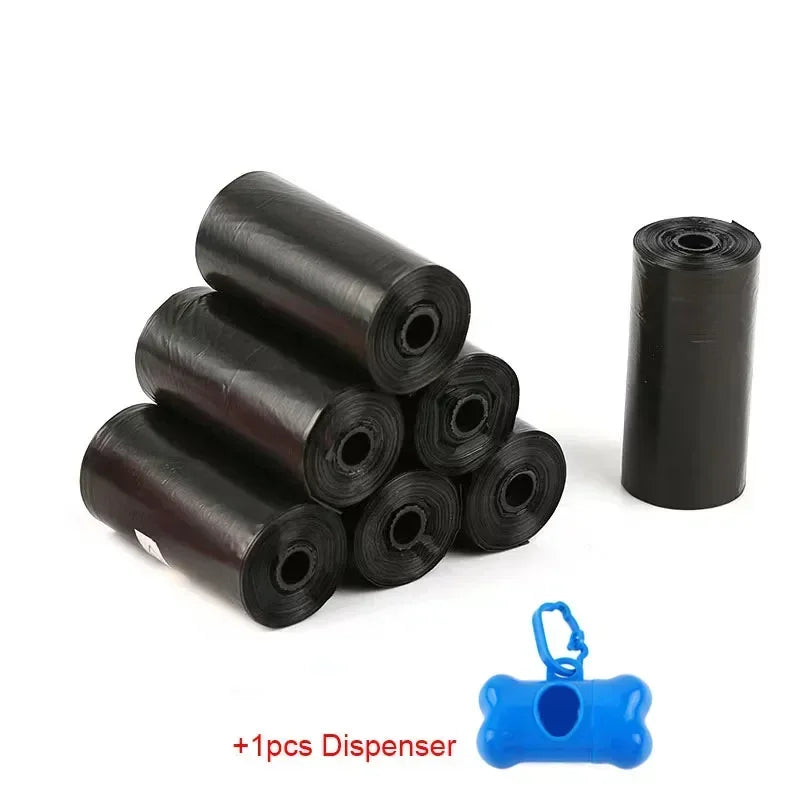 5 Rolls (100pcs) Dog Poop Bags – Leak-Proof Pet Waste Bags for Outdoor Us