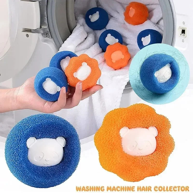 Reusable Pet Hair Remover Balls – Laundry Lint Catcher for Washing Machines