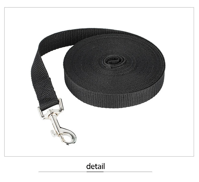 Long Dog Training Leash – Outdoor Running Lead for Small & Large Dogs
