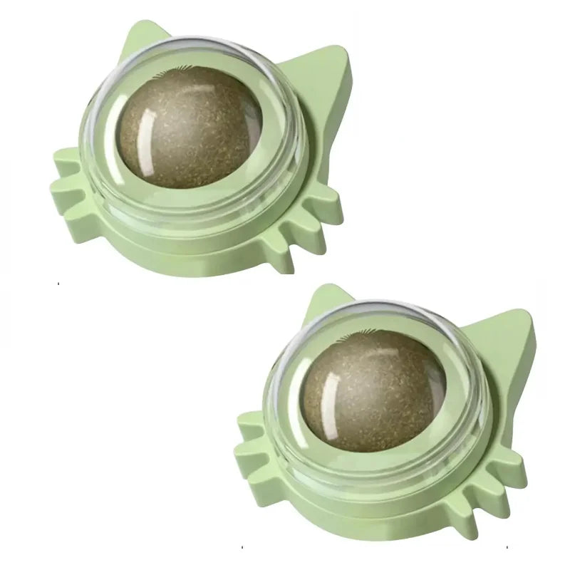 Lickable Catnip Balls – Chew Toy & Teeth Cleaner for Small to Medium Cats