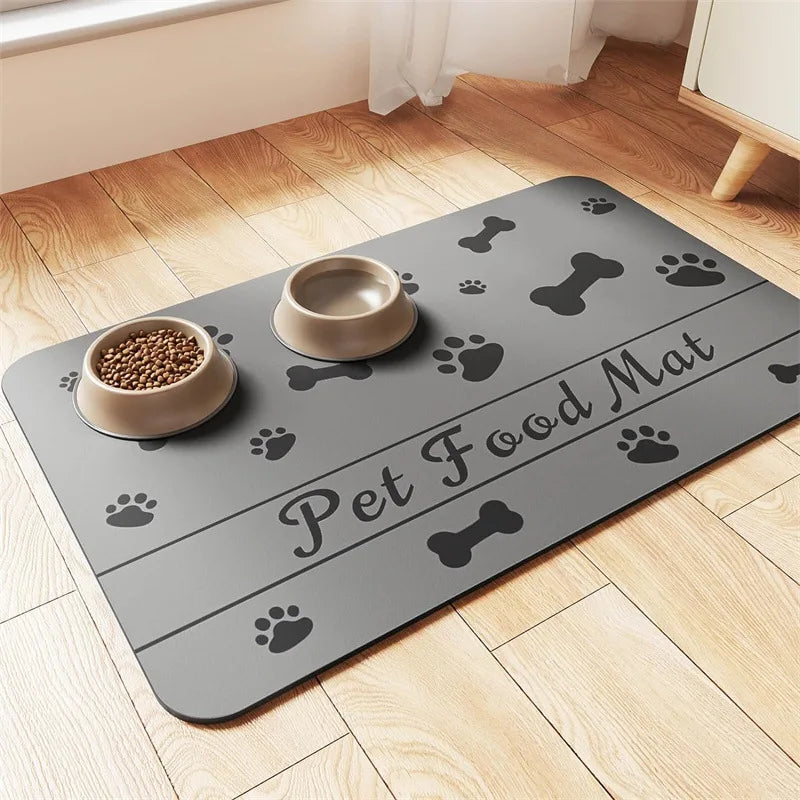 Waterproof Pet Feeding Mat – Quick-Dry Placemat for Dog & Cat Bowls