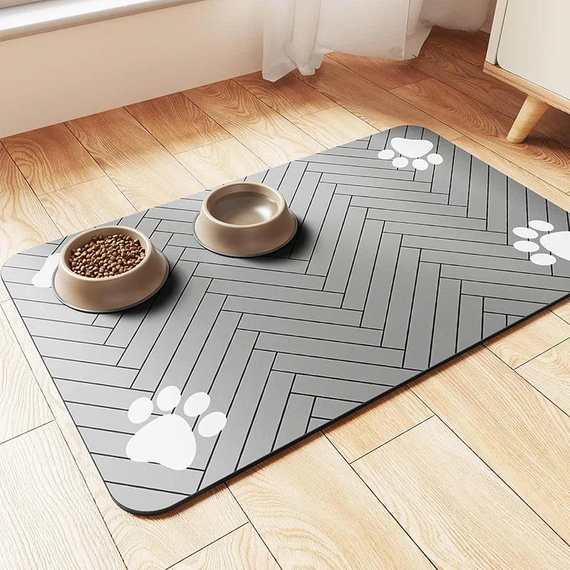 Waterproof Pet Feeding Mat – Quick-Dry Placemat for Dog & Cat Bowls