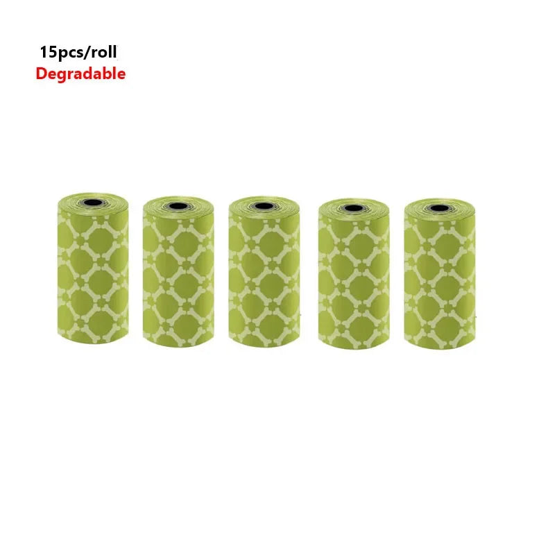 5 Rolls (100pcs) Dog Poop Bags – Leak-Proof Pet Waste Bags for Outdoor Us