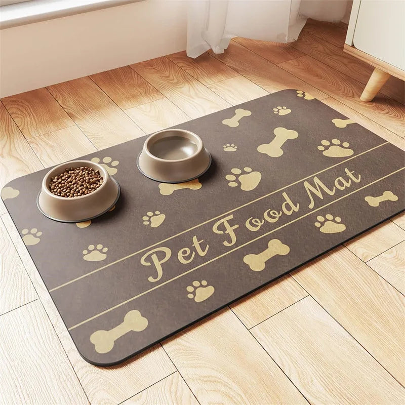 Waterproof Pet Feeding Mat – Quick-Dry Placemat for Dog & Cat Bowls