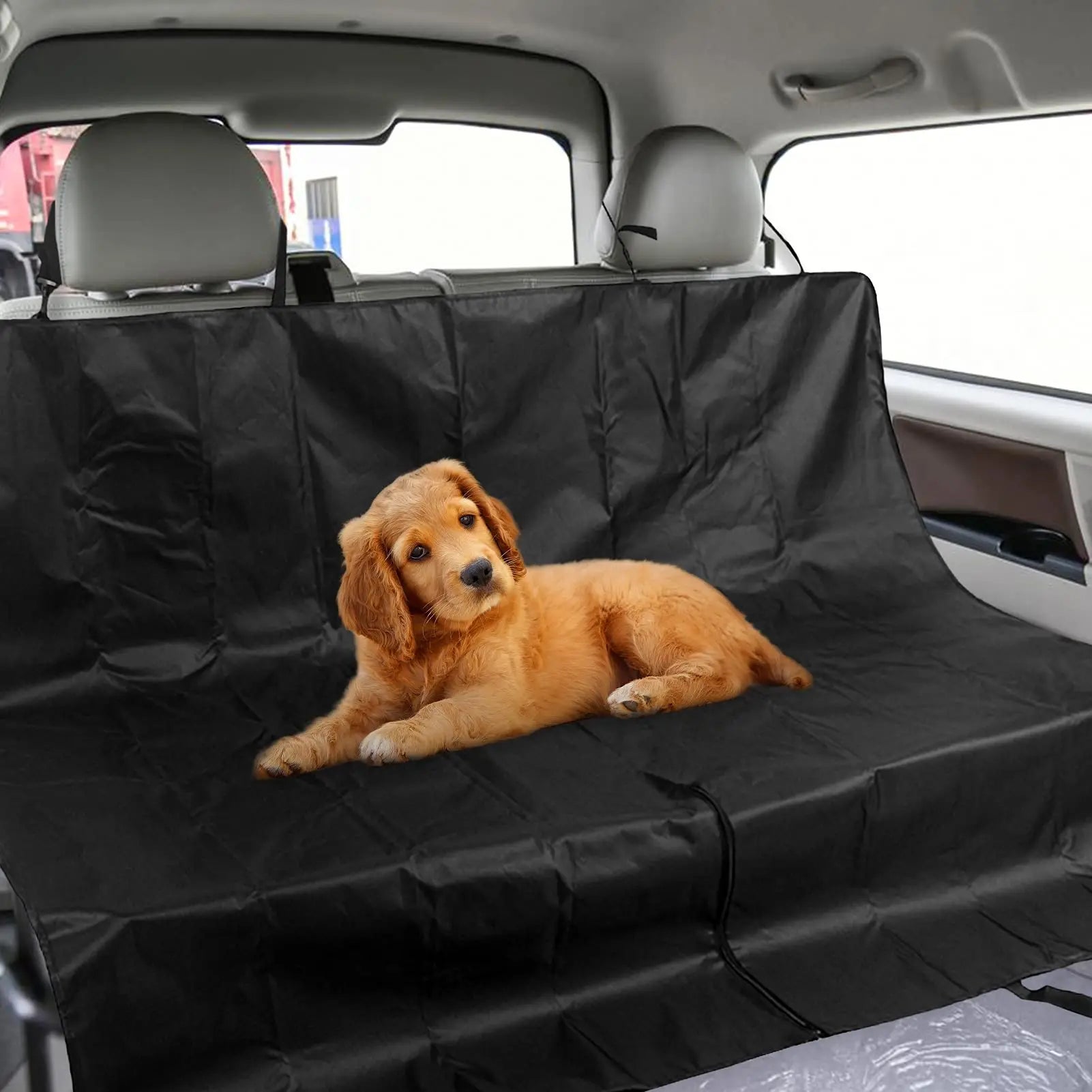 Waterproof Dog Car Seat Cover – Heavy-Duty, Foldable Hammock Protector