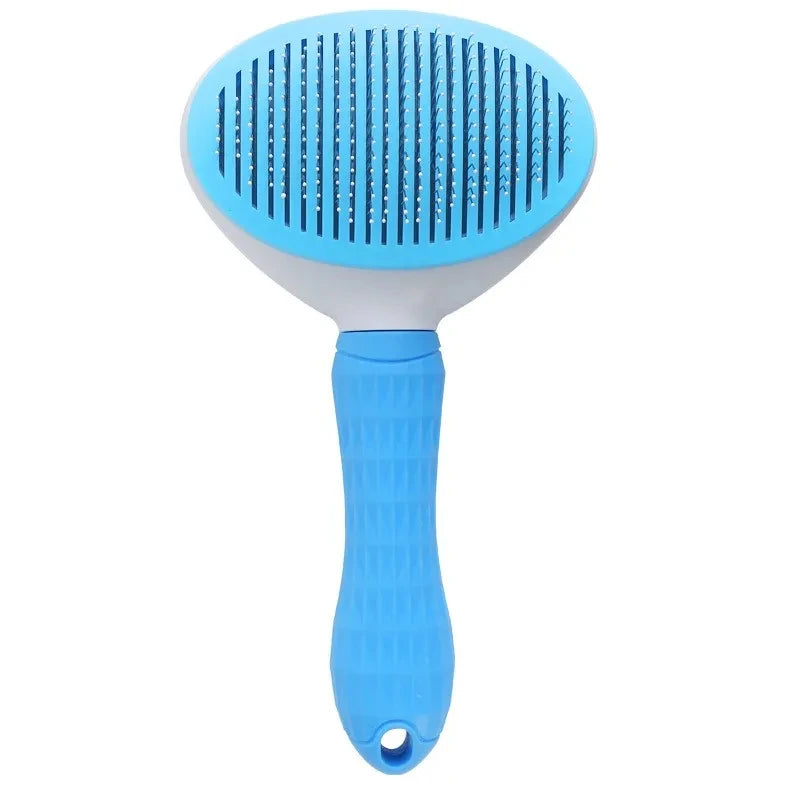 Stainless Steel Pet Grooming Comb – Cat & Dog Brush for Long Hair Care