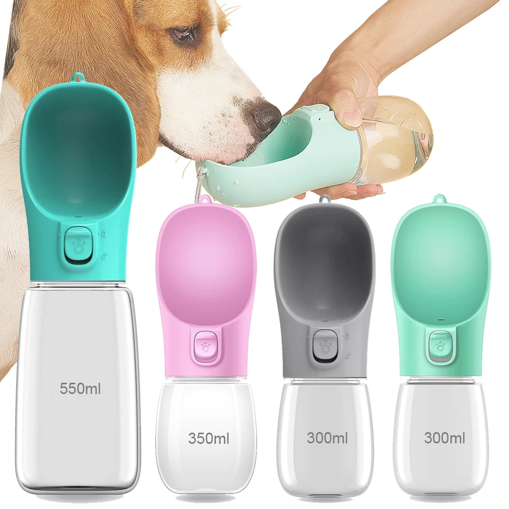 2-in-1 Portable Dog Water Bottle & Food Container – Travel Pet Dispenser