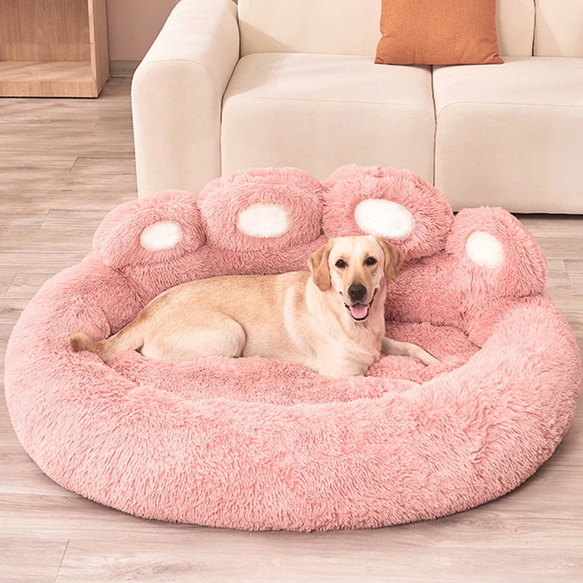 Fluffy Dog & Cat Bed – Soft Pet Sofa Mat for Small to Large Pets