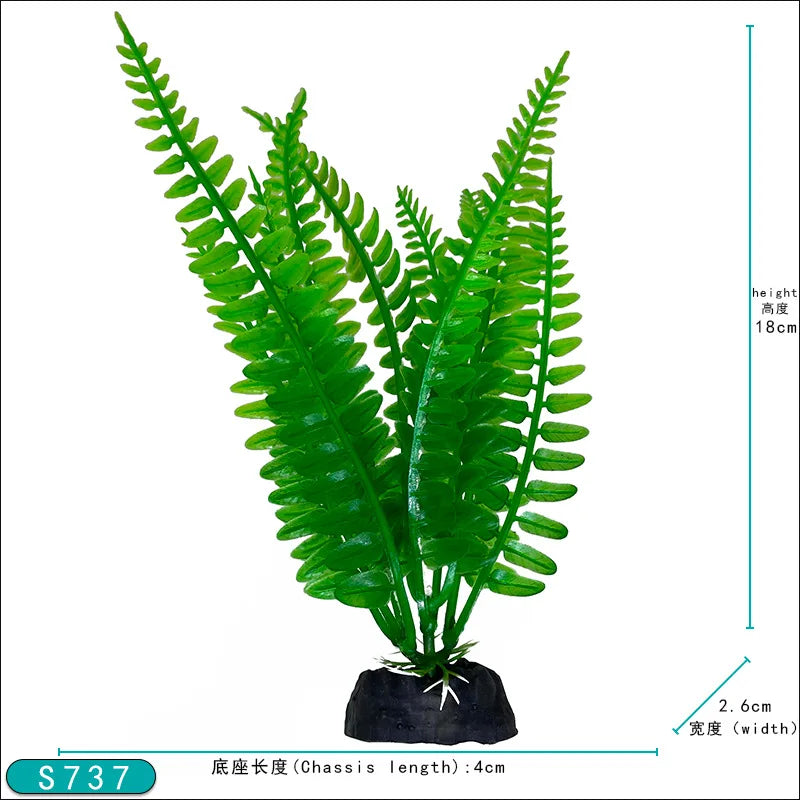 Artificial Aquarium Plants – Plastic Aquatic Tank Decorations